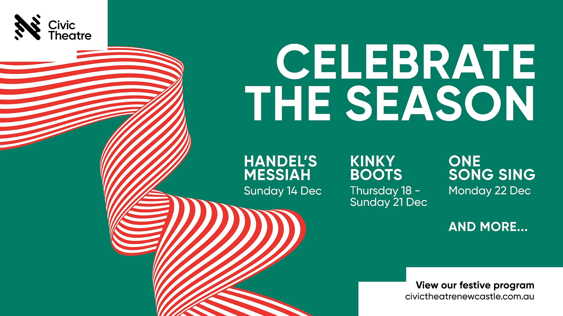 Civic Theatre Newcastle festive programming