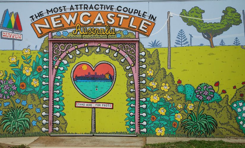 Most Attractive in Newcastle street art