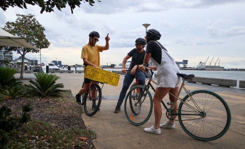 Newy Rides tour, Newcastle foreshore