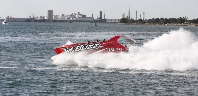 Jet Buzz 'Ocean Extreme' tour in Newcastle Harbour